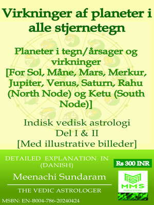 cover image of Virkninger af planeter i alle stjernetegn (Danish)